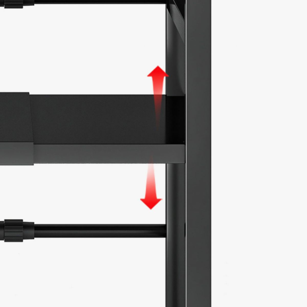 Étagère de Rangement Réglable pour Micro-Ondes
