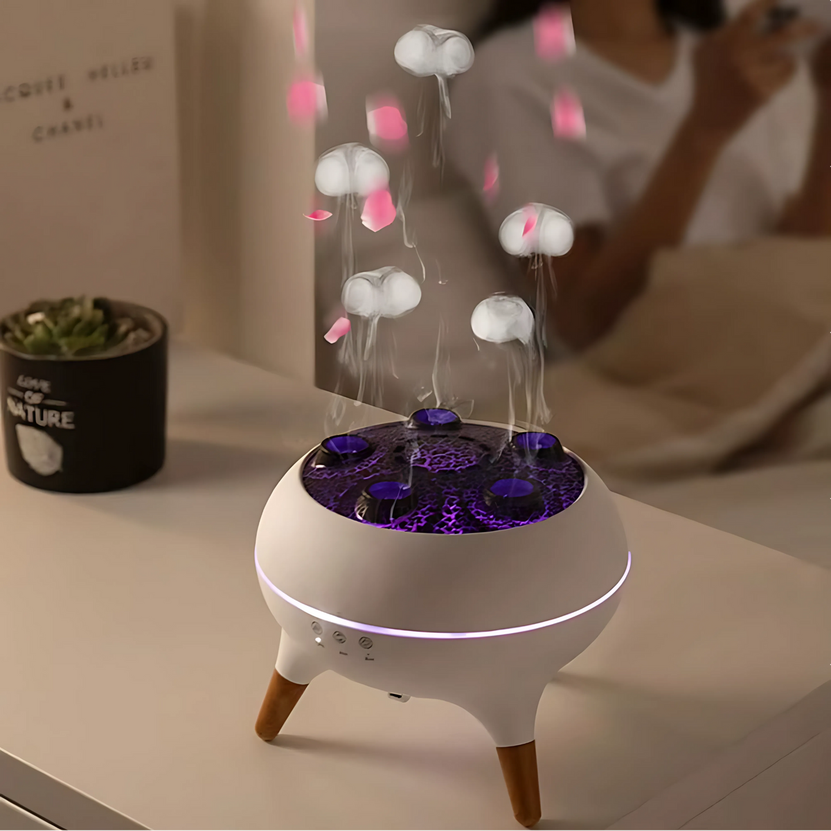 JellyMist – Diffuseur d’Huiles Essentielles Méduse