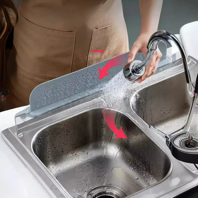 StopSplash –  Barrière Anti-Éclaboussures d’Évier