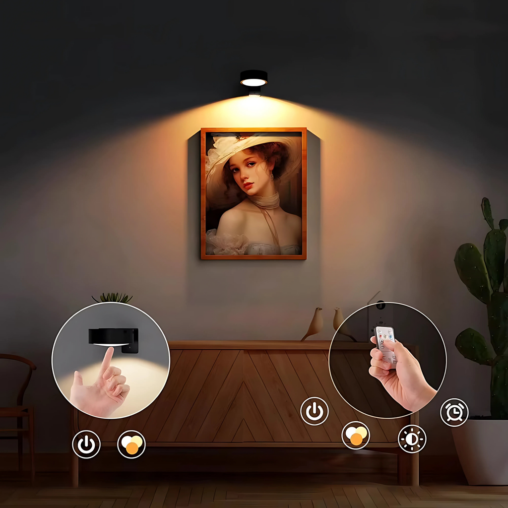 ArtGlow – Lampe à Tableaux Magnétique Rechargeable