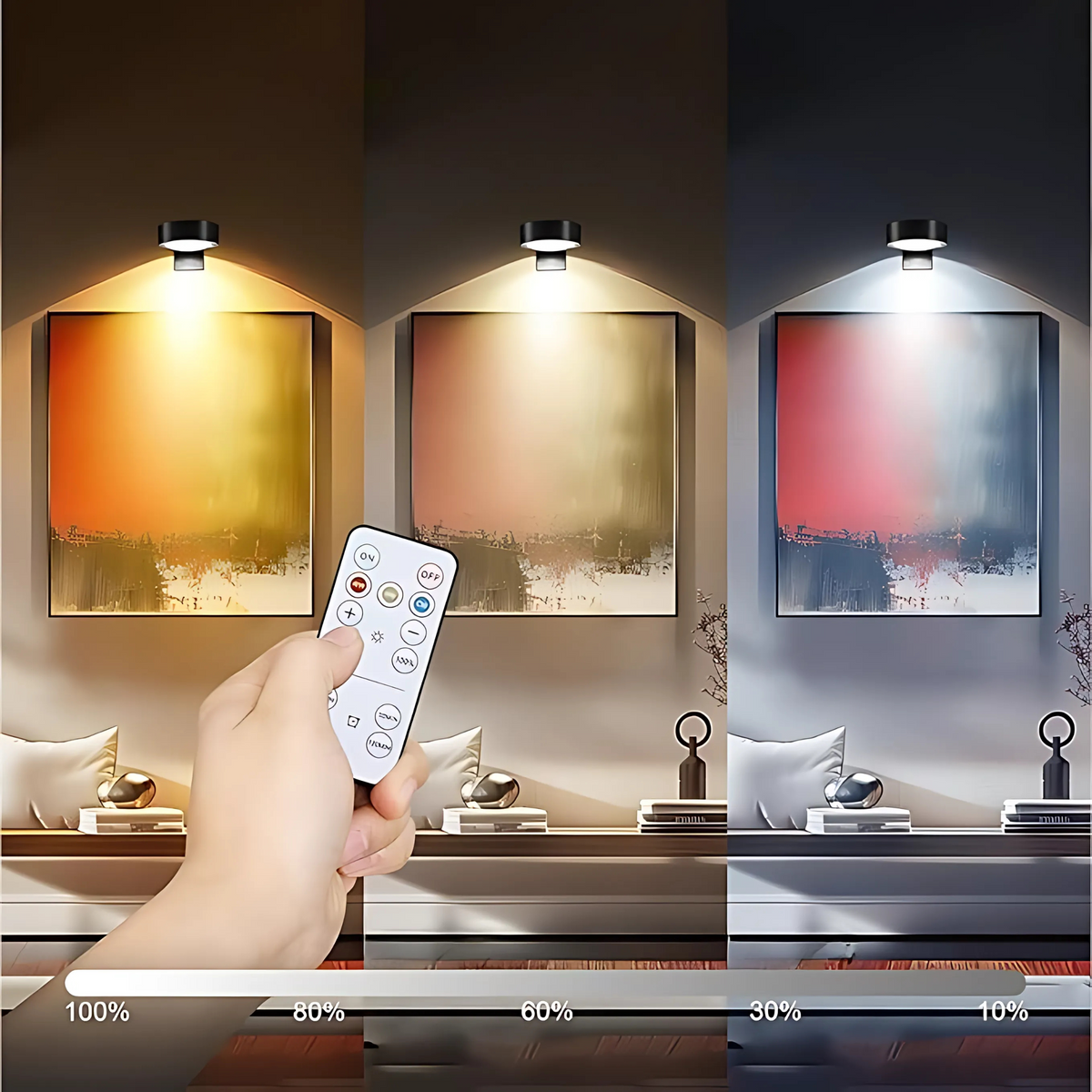 ArtGlow – Lampe à Tableaux Magnétique Rechargeable