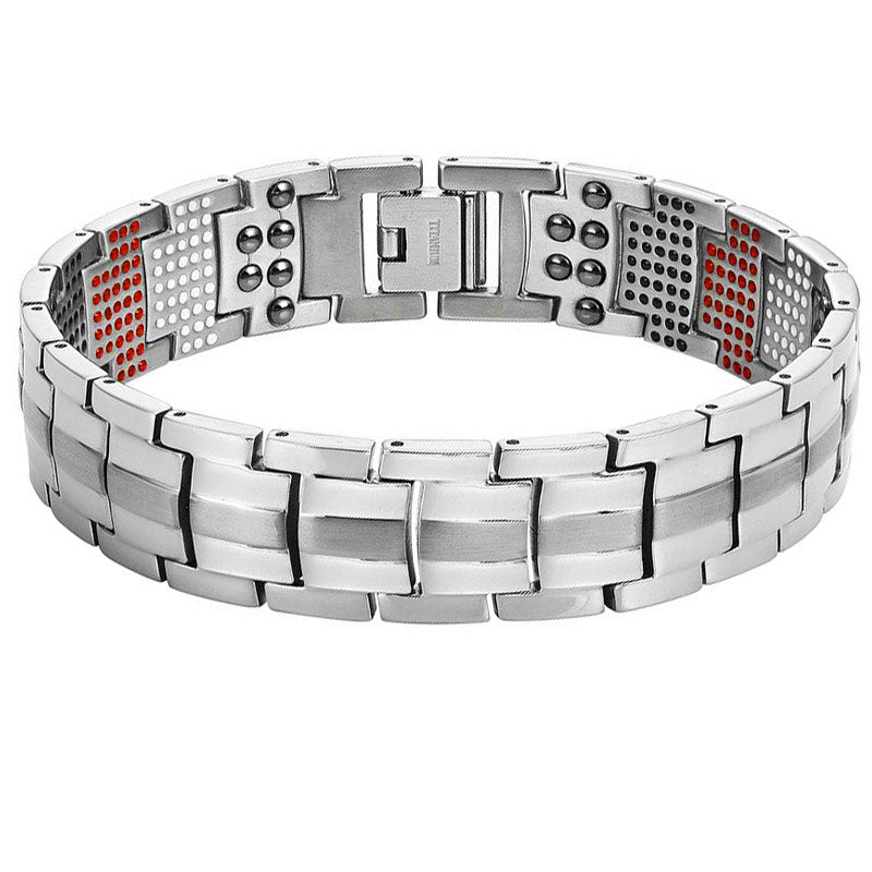 Bracelet magnétique Thérapeutique en Titane  Magnovia™