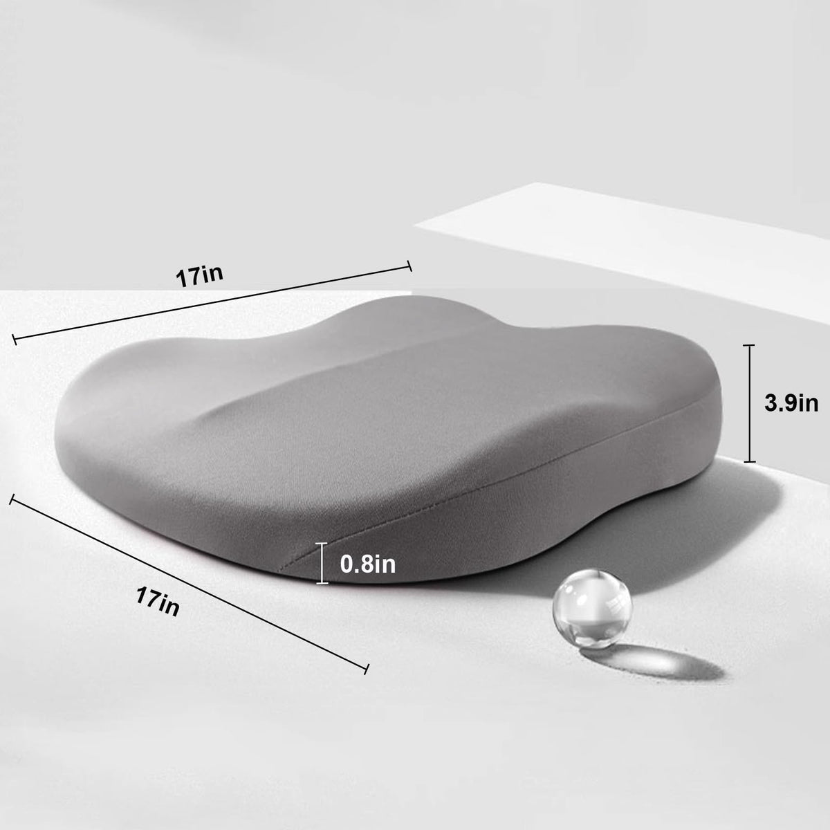 Rehausseur de Siège Auto Confortable pour Adultes – Conduite Ergonomique et Sécurisée