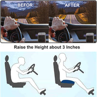 Rehausseur de Siège Auto Confortable pour Adultes – Conduite Ergonomique et Sécurisée