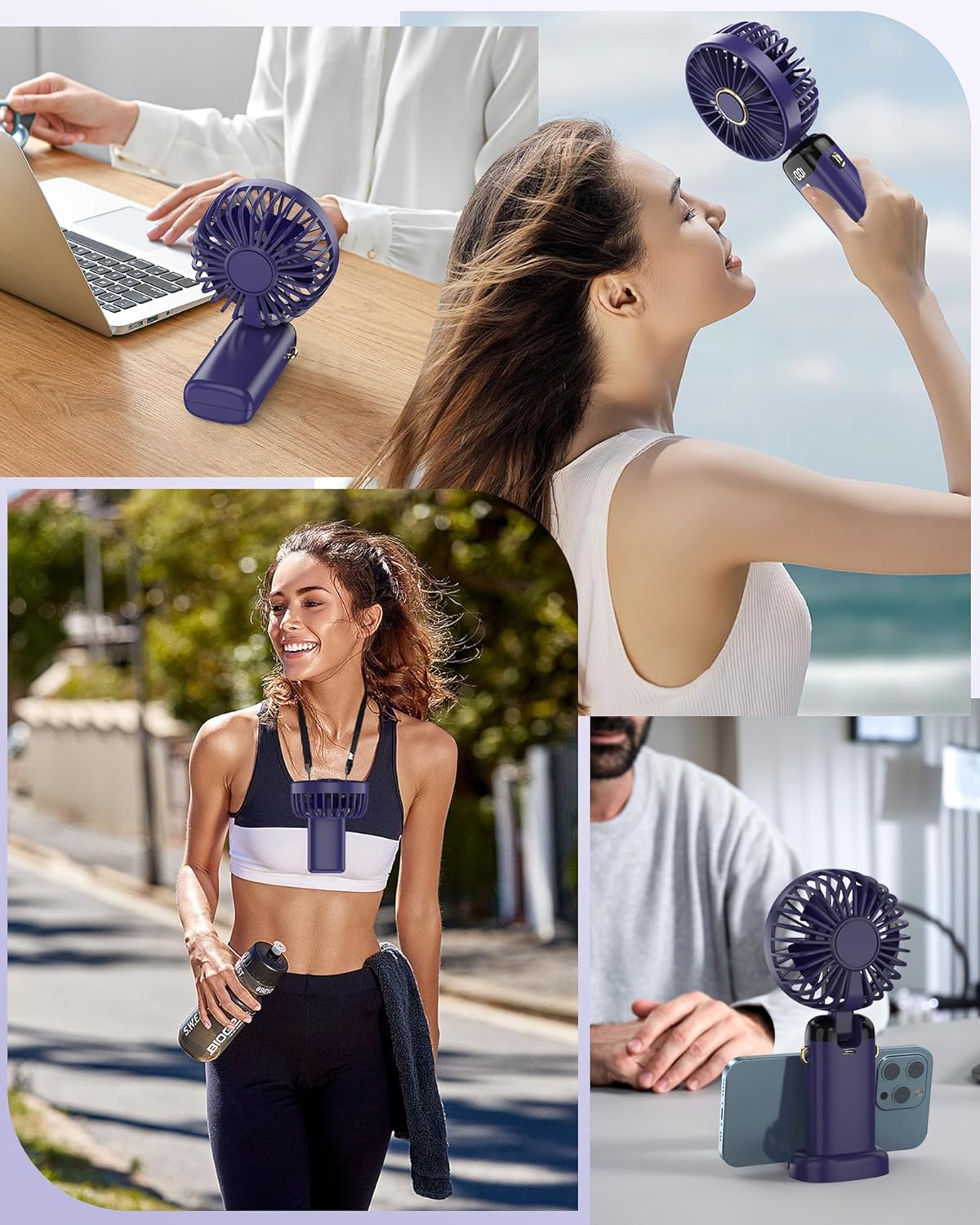 Mini ventilateur portatif 4 en 1  FrizzAir