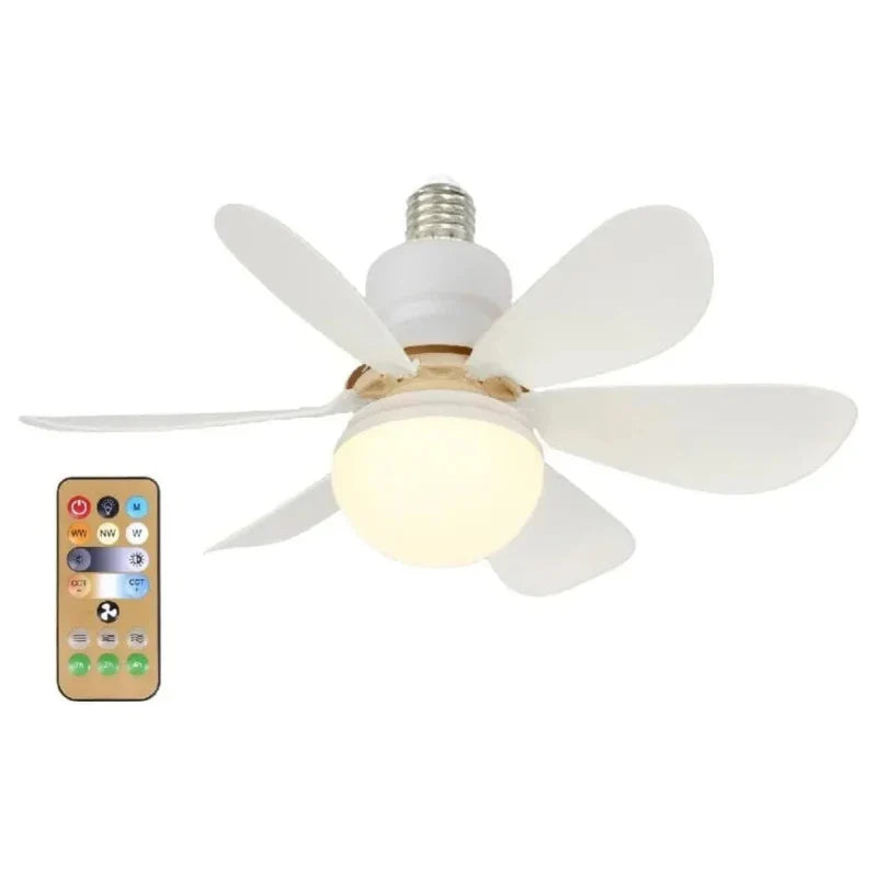 AeroLight variant blanc ampoule ventilateur telecommande