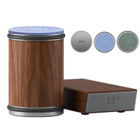 Aiguiseur de couteaux en bois avec système magnétique et angles ajustables