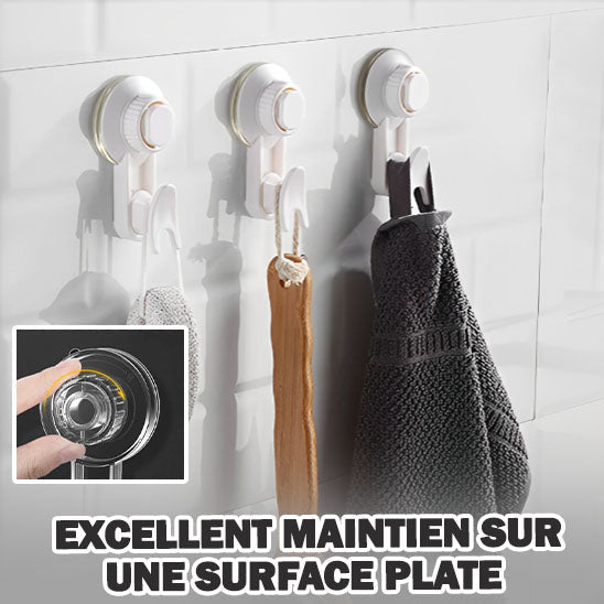 Support-Crochet à ventouse - Turn & lock™