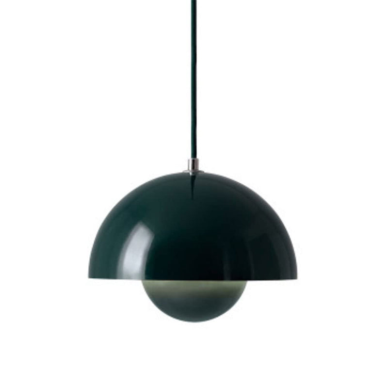 Suspension Auroraglo V2 - Lampe Moderne en Forme de Pot de Fleurs pour Chambre, Éclairage LED, Design Scandinave