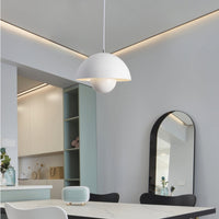 Suspension Auroraglo V2 - Lampe Moderne en Forme de Pot de Fleurs pour Chambre, Éclairage LED, Design Scandinave