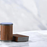 Aiguiseur de couteaux en bois avec système magnétique et angles ajustables