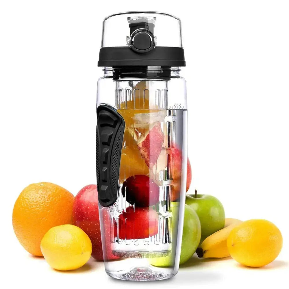 Bouteille à Infusion de Fruits avec Etui Long Infuseur et Indicateur de Temps