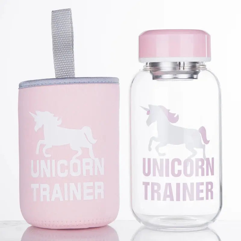 Gourde d'Eau en Verre Borosilicate avec Manchon 600ml