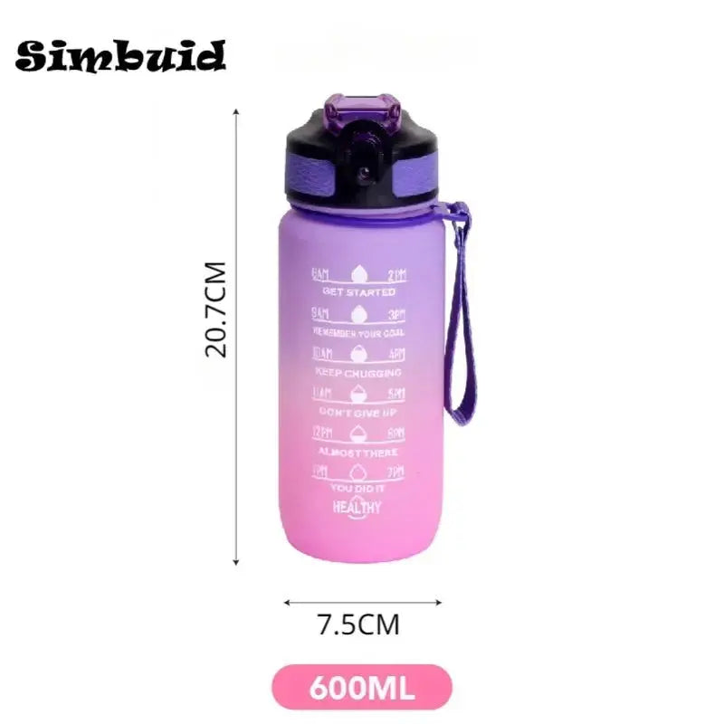 Gourde motivation enfants 600 ml
