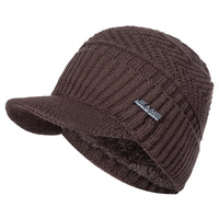 Bonnet Casquette Tricoté Polaire - KnitShield