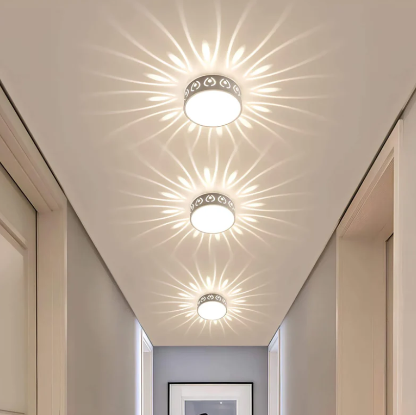 LumiEntrée - Plafonnier LED Moderne | Éclairage pour Entrée, Couloir et Balcon
