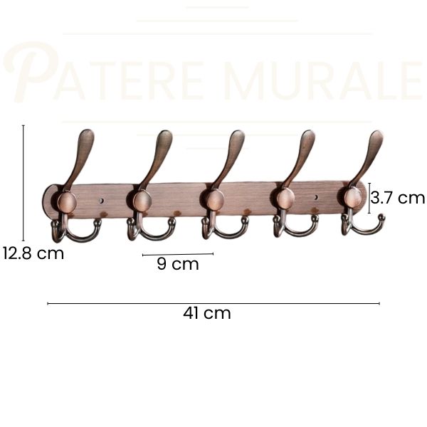 Patère murale vintage