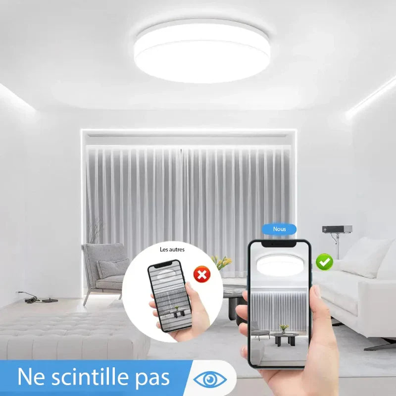 Plafonnier LED Ultra-Mince à Petit Prix