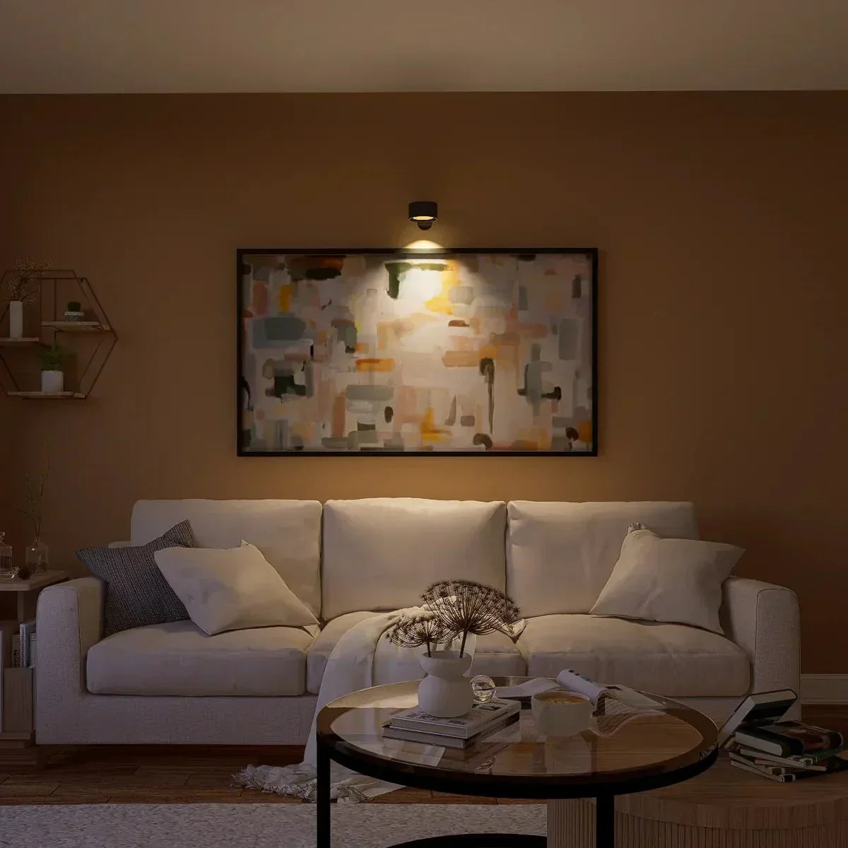 Applique Murale Sans Fil Lumino360 – Éclairage Dimmable & Rotatif