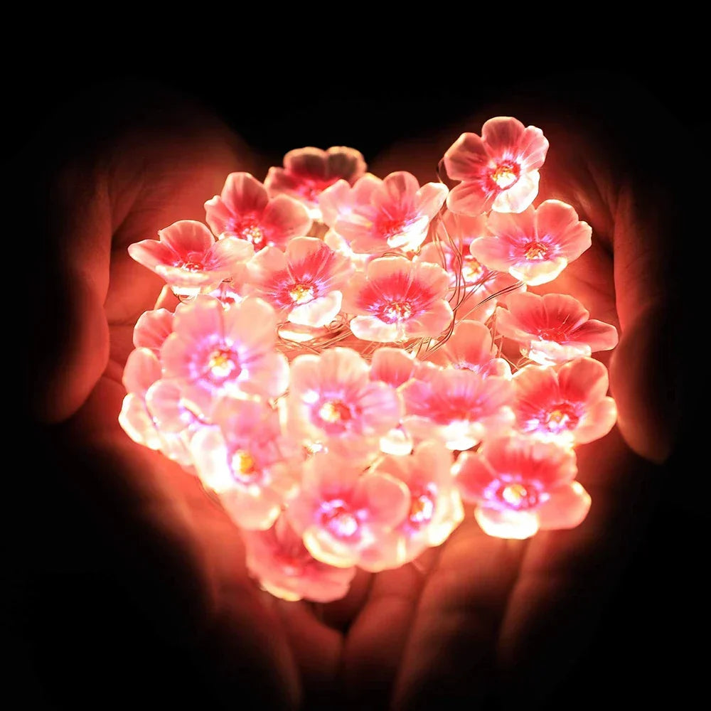Lampe De Chevet Guirlande Lumineuse Fleur De Cerisier