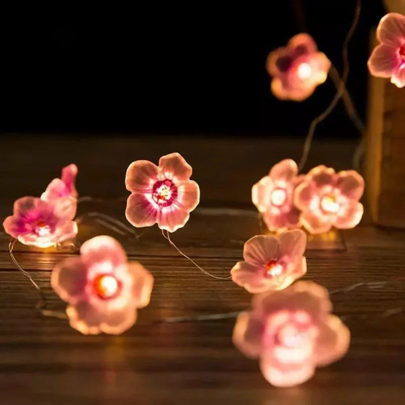 Lampe De Chevet Guirlande Lumineuse Fleur De Cerisier