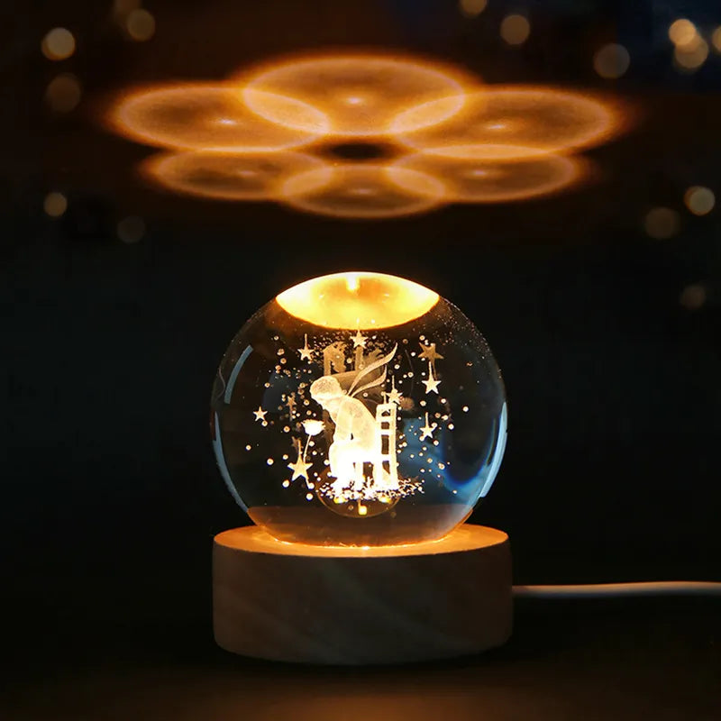 Lampe de chevet USB Sphère Magique