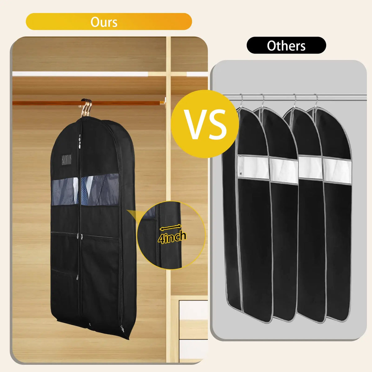 Housse pour vetement - DoubleZip-Suit™