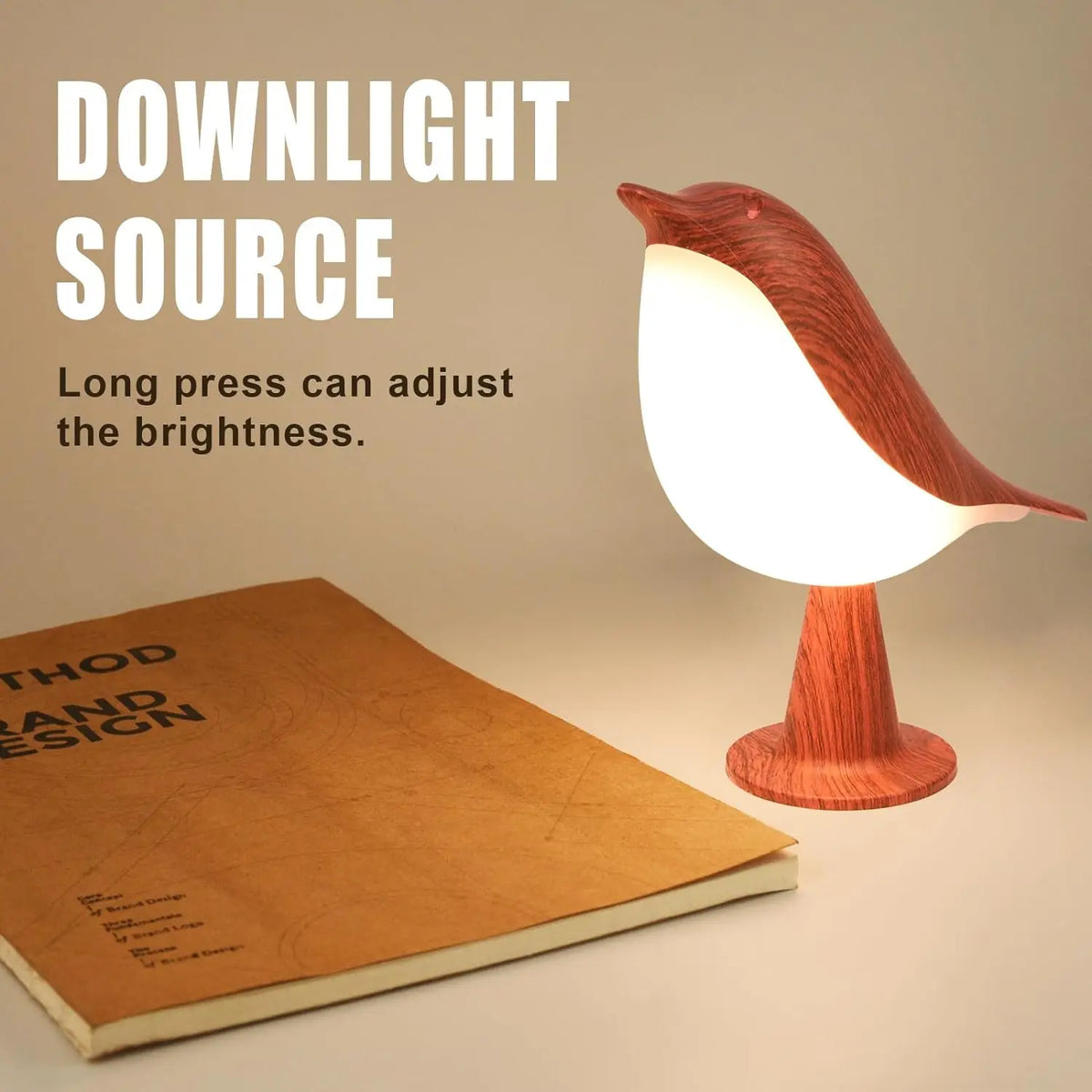 Lampe de chevet tactile - LumiBird™