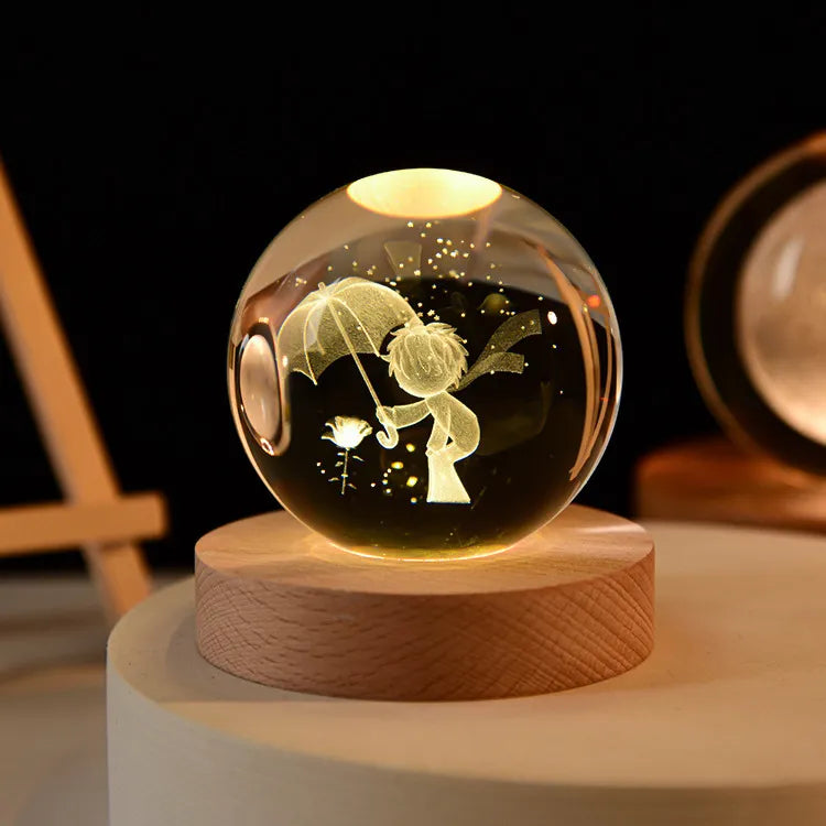 Lampe de chevet USB Sphère Magique