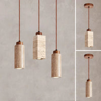 Lampe de Chevet en Marbre Travertin Nordique