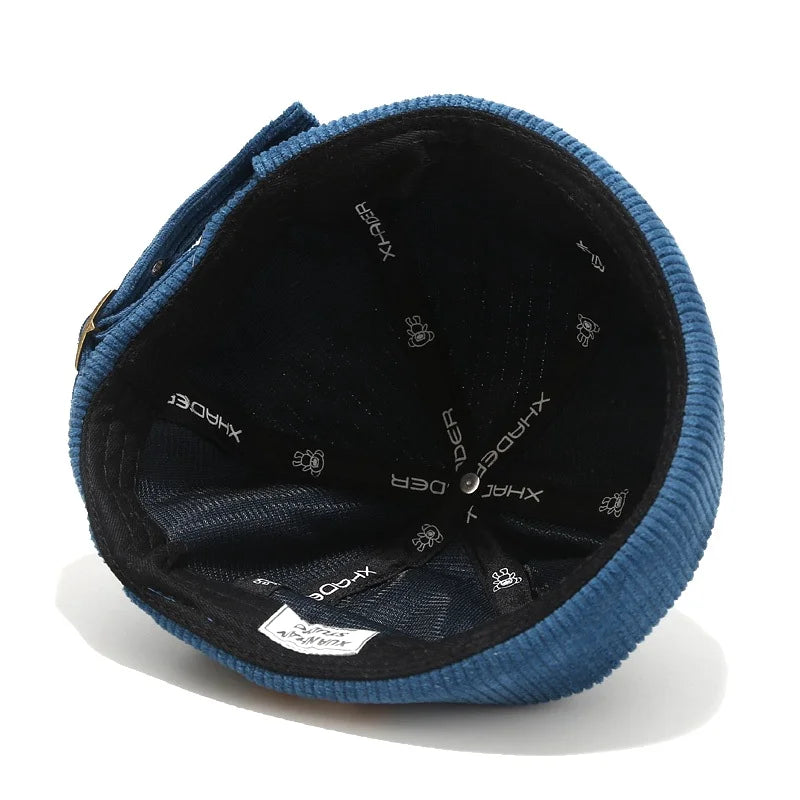 Bonnet Docker Velours Côtelé