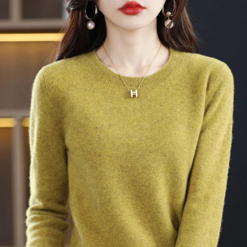 Pull en Cachemire 100% Pure Laine - Élégance et Confort pour l’Hiver