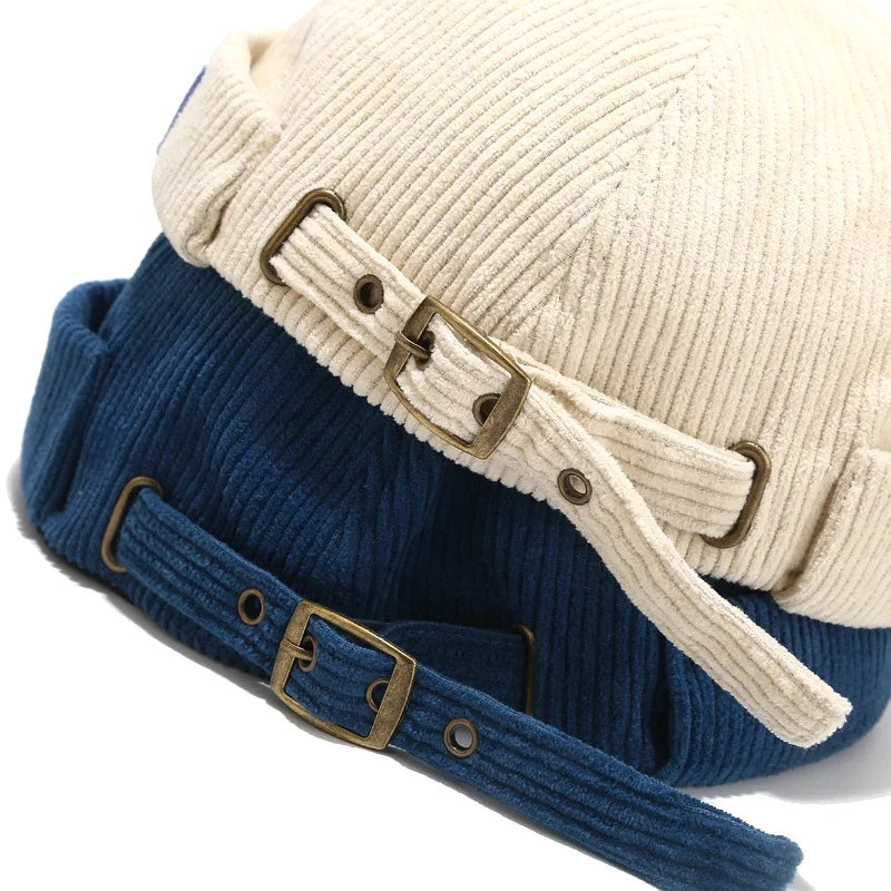 Bonnet Docker Velours Côtelé