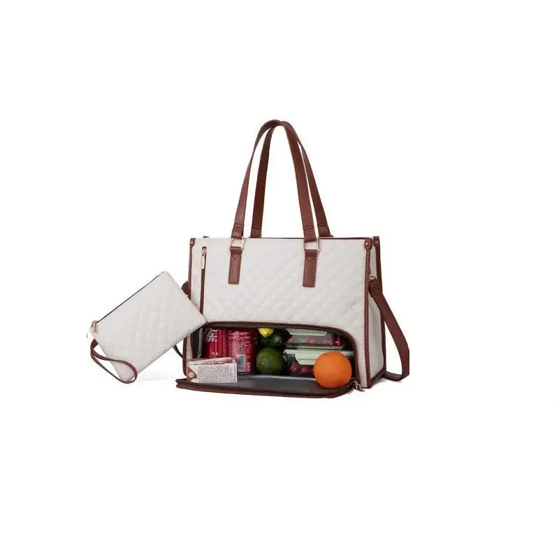 Sac Lunch Box Isotherme Double Compartiment Femme