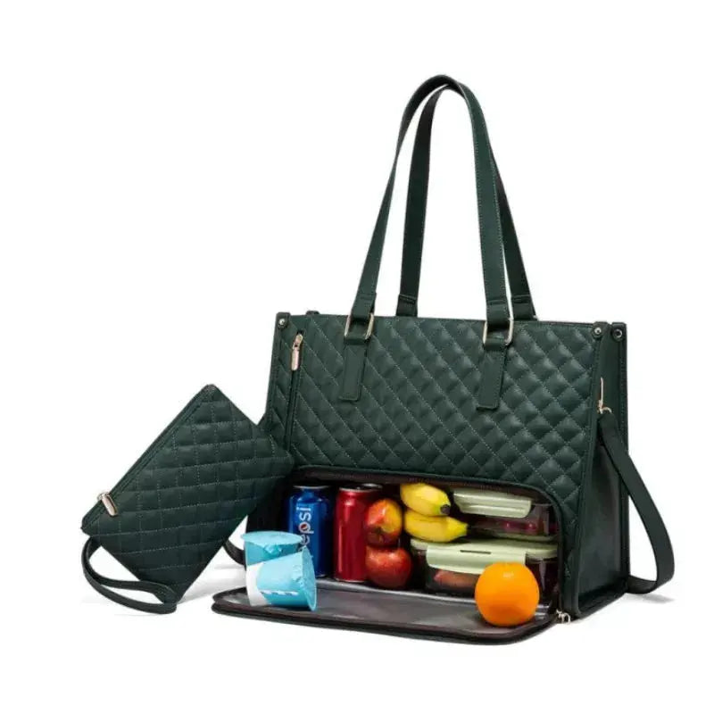 Sac Lunch Box Isotherme Double Compartiment Femme
