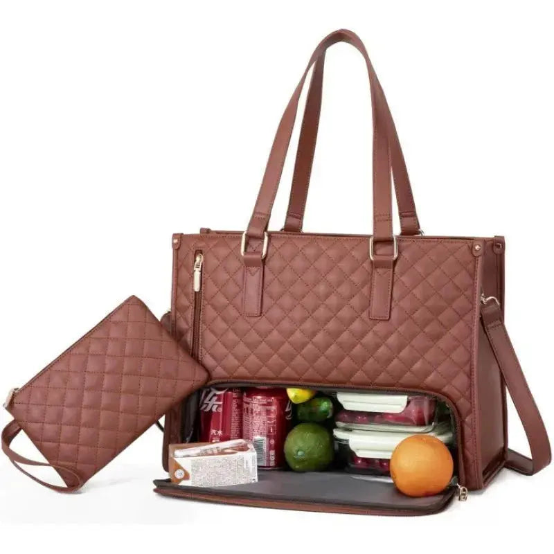 Sac Lunch Box Isotherme Double Compartiment Femme