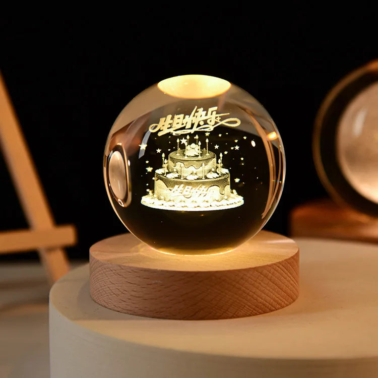 Lampe de chevet USB Sphère Magique