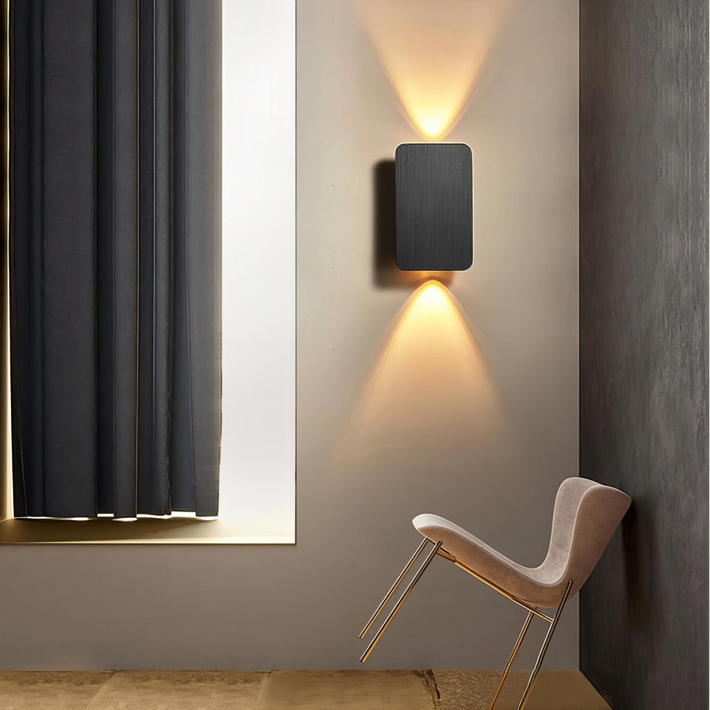 Luma - Applique Murale Extérieure Moderne Rectangulaire | Étanche pour l’Extérieur