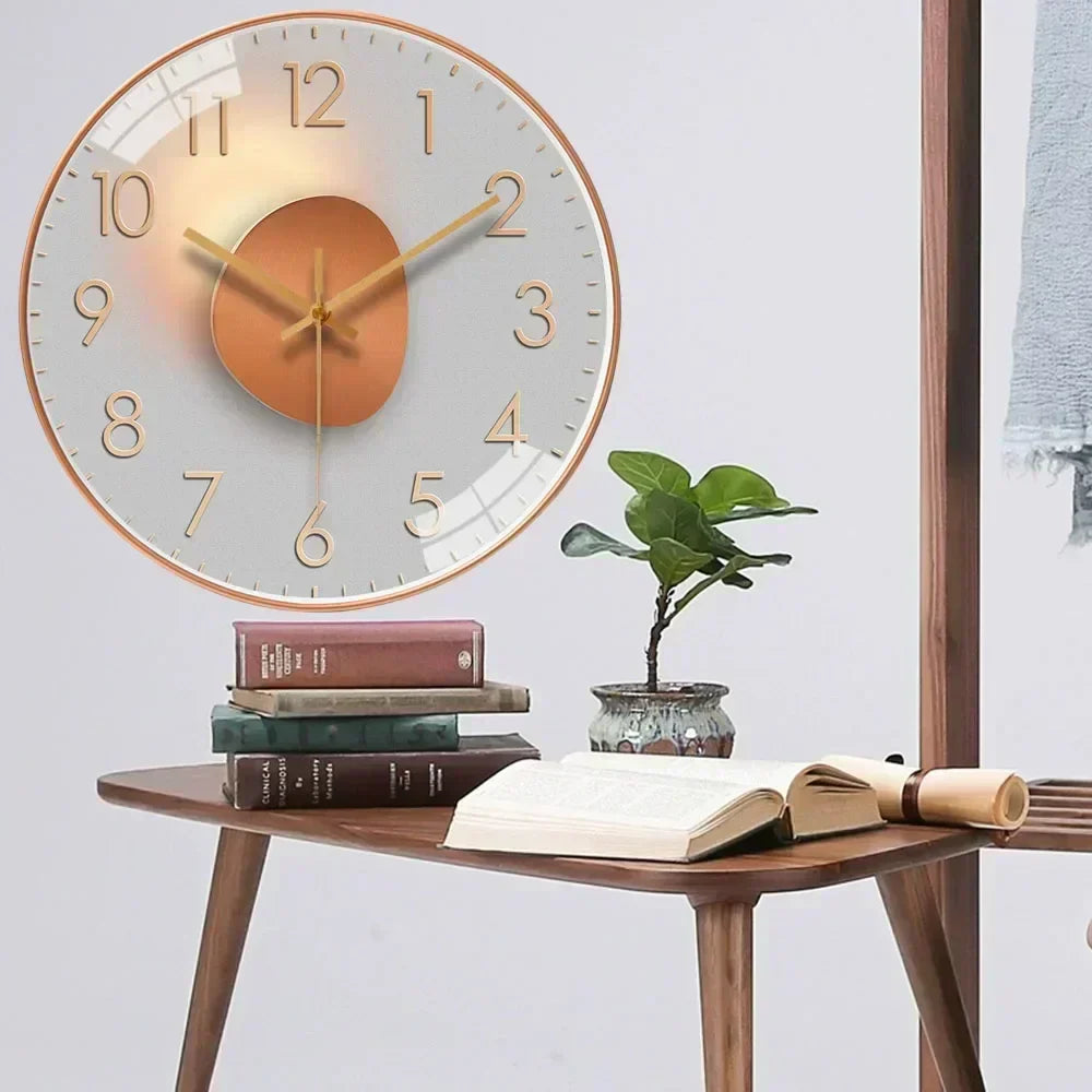Horloge Murale Silencieuse SilentTime - Design Classique et Élégant