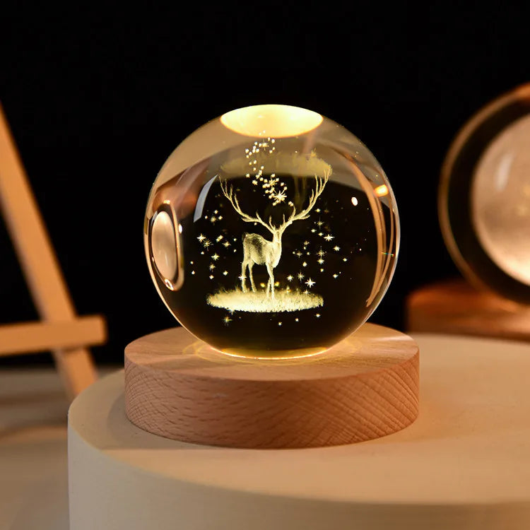 Lampe de chevet USB Sphère Magique