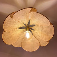 Suspension FloraLume – Élégance Florale & Éclairage Chaleureux