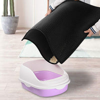 Tapis de litière pour chat double couche
