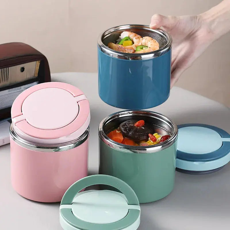 Thermos Alimentaire chaud 12H Vert 1L