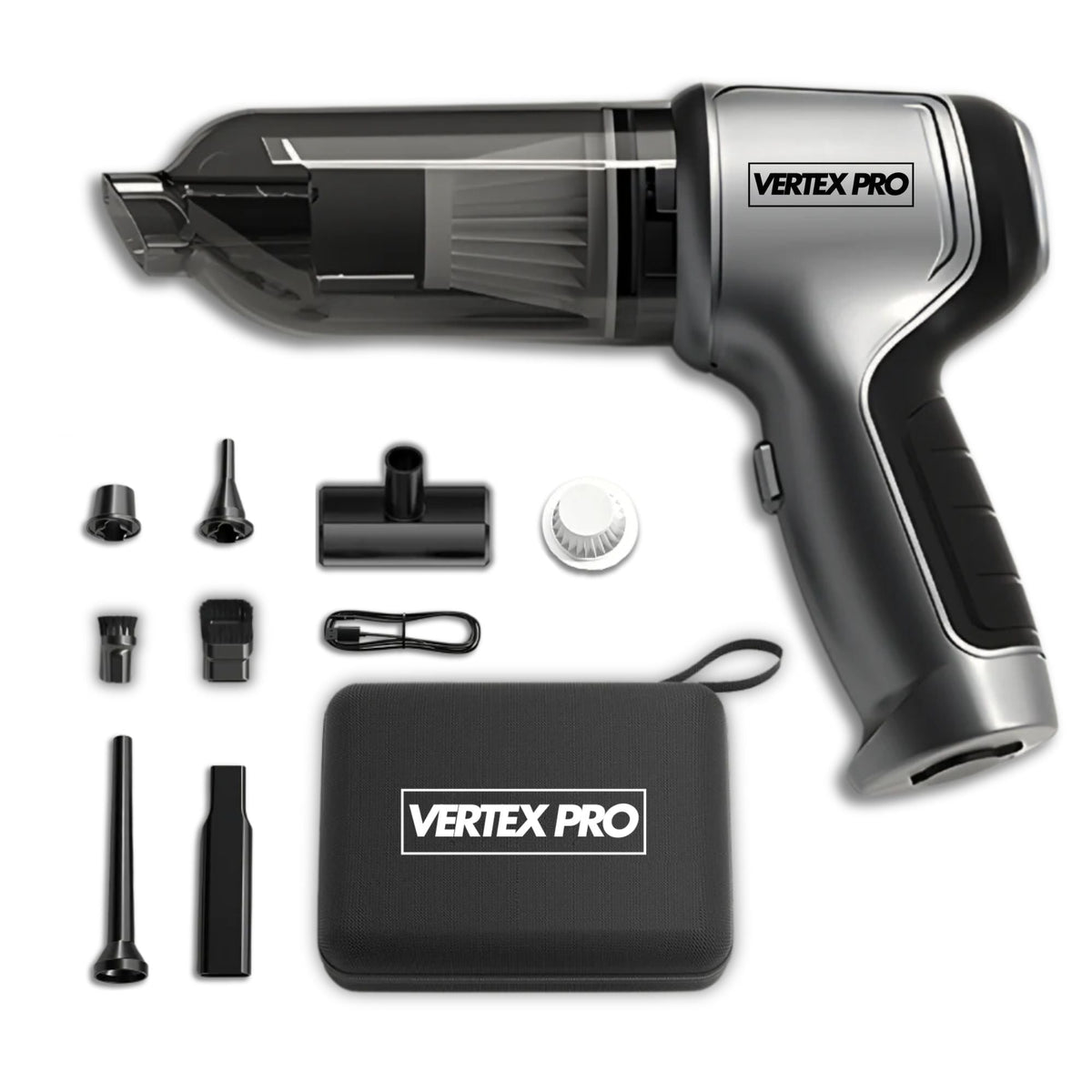 Vertex Pro – Aspirateur & Souffleur Puissant 2-en-1 pour Voiture et Maison