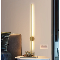 Applique Murale LED Linéaire Aluminium Premium - Lueur Élégante