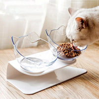 Bols pour Chats Orthopédique anti-dérapant - Double 