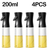 Bouteille spray d'huile d'olive comestible - Cuisine - 200/300/500 ML Black-200ml-4PCS