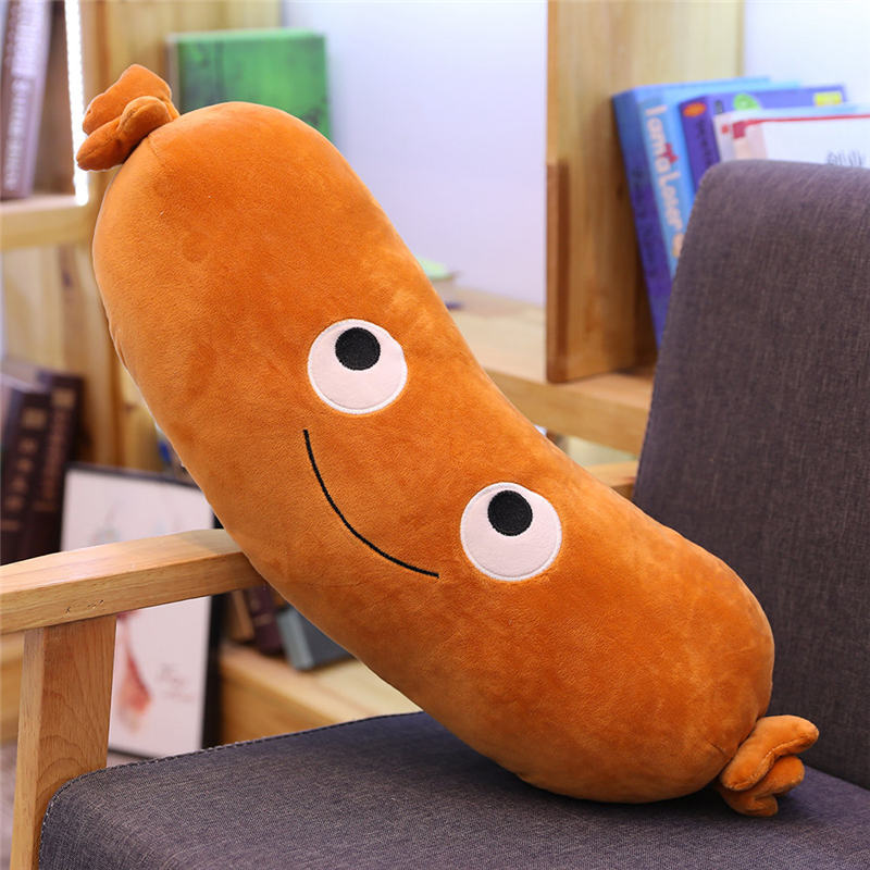 Coussin Saucisse Doux et Amusant