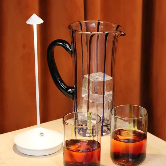 Lampe de Table LED Sans Fil ClarityGlow – Rechargeable, Dimmable, Intérieur et Extérieur