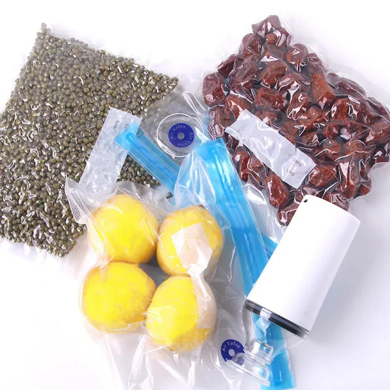 Emballage Sous Vide Rechargeable USB avec Sacs Réutilisables